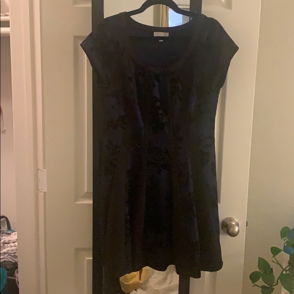 Dark blue and black dress